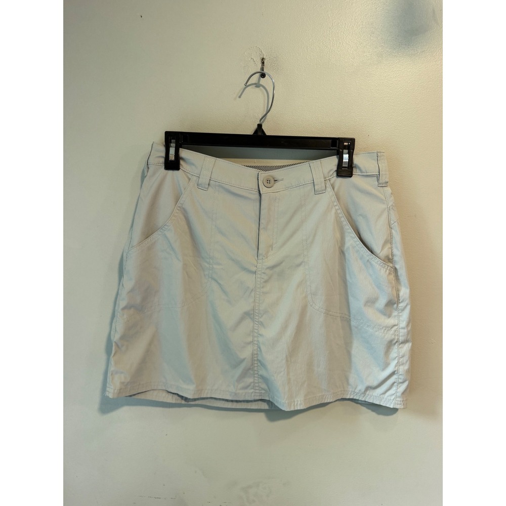 World Wide Sportsman Womens Gray Fishing Skort Ripstop Hiking Skirt Size 6